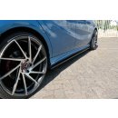 Seitenschweller Ansatz passend für Mercedes W176 AMG-LINE vor Facelift Carbon Look