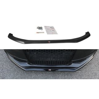 Front Ansatz V.1 passend für Audi S4 B8 FL schwarz Hochglanz