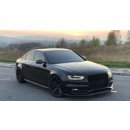 Front Ansatz V.1 passend für Audi S4 B8 FL schwarz Hochglanz