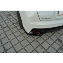 Heck Ansatz Flaps Diffusor passend für Honda Civic Mk9 Facelift schwarz matt