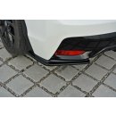 Heck Ansatz Flaps Diffusor passend für Honda Civic Mk9 Facelift schwarz matt