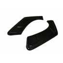 Heck Ansatz Flaps Diffusor passend für Honda Civic Mk9 Facelift schwarz matt