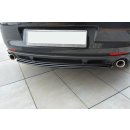 Heck Ansatz Flaps Diffusor passend für Renault Laguna mk 3 Coupe schwarz Hochglanz