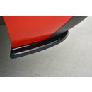 Heck Ansatz Flaps Diffusor passend für Skoda Rapid Spaceback Carbon Look