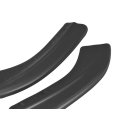 Heck Ansatz Flaps Diffusor passend für Skoda Rapid Spaceback Carbon Look