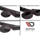 Heck Ansatz Flaps Diffusor passend für Skoda Rapid Spaceback Carbon Look