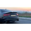 Spoiler CAP passend für Audi S4 B8 FL Sedan Carbon Look