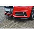 Front Ansatz V.2 passend für Audi S4 / A4 S-Line B9 schwarz Hochglanz