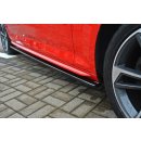 Seitenschweller Ansatz passend für Audi S4 / A4 S-Line B9 Carbon Look