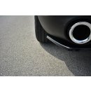 Heck Ansatz Flaps Diffusor passend für Alfa Romeo Stelvio schwarz Hochglanz