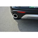 Heck Ansatz Flaps Diffusor passend für Alfa Romeo Stelvio schwarz Hochglanz