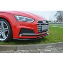 Front Ansatz V.1 passend für Audi S5 / A5 S-Line F5 Coupe / Sportback schwarz matt