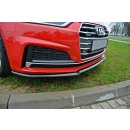 Front Ansatz V.2 passend für Audi S5 / A5 S-Line F5 Coupe / Sportback schwarz matt