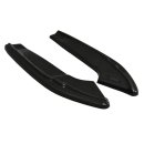 Heck Ansatz Flaps Diffusor passend für Audi A5 F5 S-Line schwarz Hochglanz