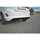 Heck Ansatz Flaps Diffusor V.1 passend für Ford Fiesta Mk8 ST-Line Carbon Look