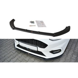 Front Ansatz V.2 passend für Ford Fiesta Mk8 ST / ST-Line schwarz matt