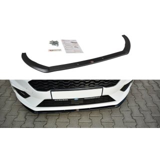 Front Ansatz V.3 passend für Ford Fiesta Mk8 ST / ST-Line schwarz matt