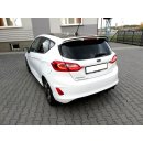 Spoiler CAP passend für Ford Fiesta Mk8  schwarz Hochglanz