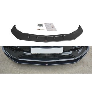 Front Ansatz V.1 passend für Mercedes CLA A45 AMG C117 Facelift schwarz matt