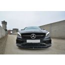 Front Ansatz V.1 passend für Mercedes CLA A45 AMG C117 Facelift schwarz matt