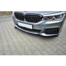 Front Ansatz V.1 passend für BMW 5er G30/ G31 M-Paket schwarz Hochglanz