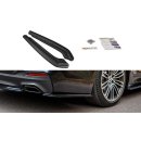 Heck Ansatz Flaps Diffusor passend für BMW 5er G30/ G31 M-Paket schwarz matt