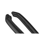 Heck Ansatz Flaps Diffusor passend für BMW 5er G30/ G31 M-Paket schwarz matt