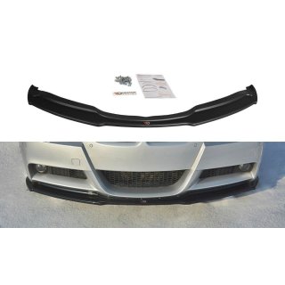 Front Ansatz V.1 passend für BMW 3er E90 M Paket schwarz matt