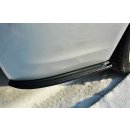 Heck Ansatz Flaps Diffusor passend für BMW 3er E90 M Paket schwarz Hochglanz