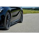 Seitenschweller Ansatz passend für Mercedes A W176/ CLA 117 AMG/ CLA 117 AMG LINE Facelift Carbon Look