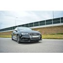 Front Ansatz passend für  V.1 Audi S3 / A3 S-Line 8V FL  schwarz Hochglanz