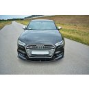 Front Ansatz passend für  V.1 Audi S3 / A3 S-Line 8V FL  schwarz Hochglanz