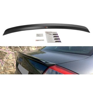 Spoiler CAP passend für Audi A4 S-Line B6 Sedan schwarz Hochglanz