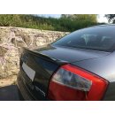 Spoiler CAP passend für Audi A4 S-Line B6 Sedan schwarz Hochglanz