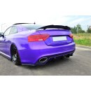 Spoiler CAP passend für Audi RS5 8T / 8T FL  schwarz matt