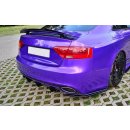 Diffusor Heck Ansatz passend für Audi RS5 Mk1 8T Facelift Carbon Look