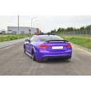 Heck Ansatz Flaps Diffusor passend für Audi RS5 Mk1 8T Facelift schwarz Hochglanz