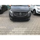 Front Ansatz V.1 passend für Mercedes V-Klasse W447 schwarz Hochglanz