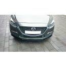 Front Ansatz V.1 passend für Mazda 3 BN (Mk3) Facelift schwarz matt