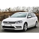 Seitenschweller Ansatz passend für Vw Passat B7 R-Line schwarz matt