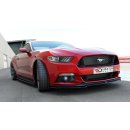 Front Ansatz passend für Ford Mustang Mk6 schwarz matt