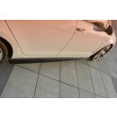 Seitenschweller Ansatz passend für VW GOLF 7 GTI PREFACE/FACELIFT (breit) schwarz matt