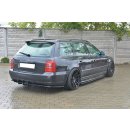 Heck Ansatz Flaps Diffusor passend für AUDI S4 B5 Avant Carbon Look