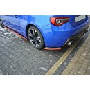 Heck Ansatz Flaps Diffusor V.2 passend für SUBARU BRZ FACELIFT  schwarz matt