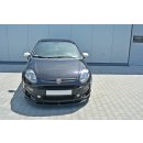 Front Ansatz passend für Fiat Punto Evo Abarth schwarz Hochglanz