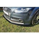 Front Ansatz V.1 passend für Audi TT S Mk2 (8J) schwarz Hochglanz