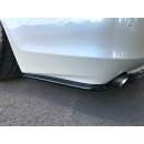 Heck Ansatz Flaps Diffusor passend für Lexus GS 300 Mk3 Facelift schwarz Hochglanz