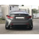 Spoiler CAP passend für Lexus RC  schwarz Hochglanz