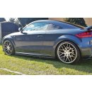 Seitenschweller Ansatz passend für Audi TT S / TT S-Line 8J  schwarz matt