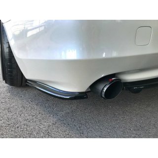 Heck Ansatz Flaps Diffusor passend für Lexus GS 300 Mk3 Facelift schwarz matt